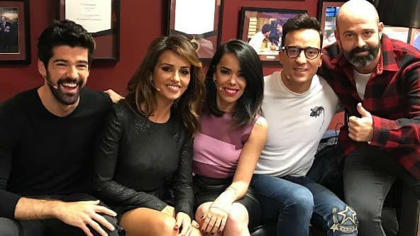 Miguel Angel Munoz, Monica Cruz, Beatriz Luengo et Yotuel Romero se sont retrouvés dans l'émission "El Hormiguero"