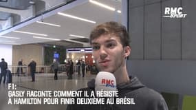 GP Brésil : Gasly raconte comment il a résisté à Hamilton pour finir deuxième
