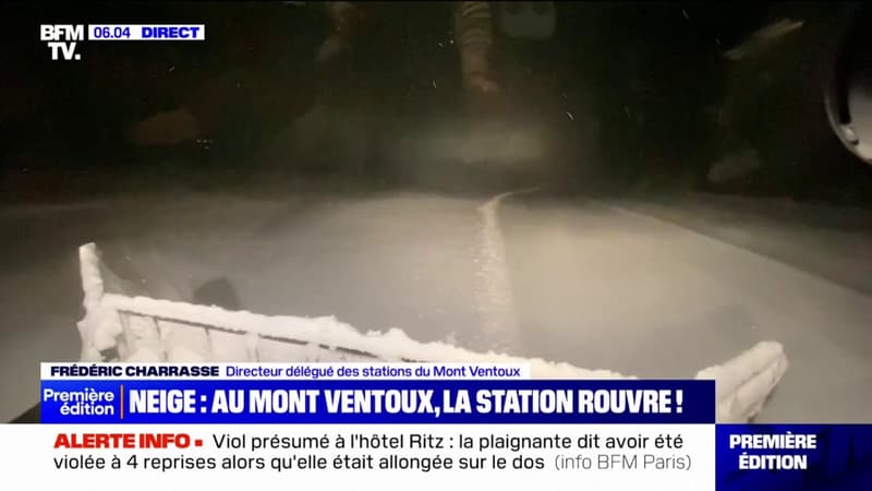 Mont Ventoux: la station rouvre grâce au retour de la neige