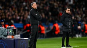 Luis Enrique lors de PSG-Barça le 10/04/2024