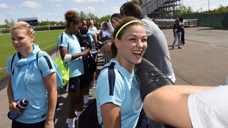 Laure Boulleau et Eugenie Le Sommer