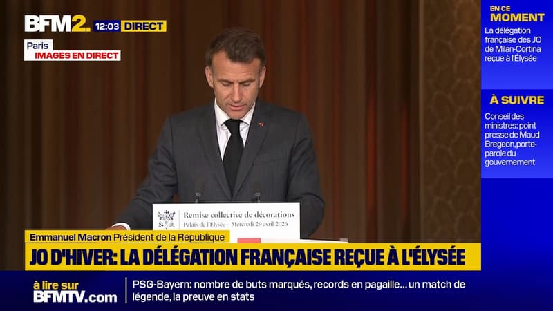 JO Alpes 2030 : "Nous serons au rendez-vous", assure Emmanuel Macron