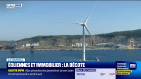 Éoliennes et immobilier : la décote