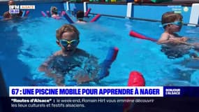 Bas-Rhin: une piscine mobile pour apprendre à nager