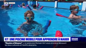 Bas-Rhin: une piscine mobile pour apprendre à nager