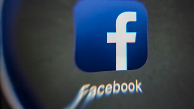 Le logo de l'application Facebook.
