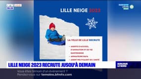 Lille Neige 2023: les recrutements ouverts jusqu'au 31 décembre 