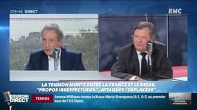Attaques, insultes entre Bolsonaro et Macron: "Ça va s'arranger, on va tourner la page", assure l'ambassadeur