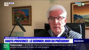 Alpes-de-Haute-Provence: dernier jour du président du département René Massette 