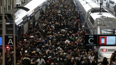 La Gare de Lyon, le mardi 3 avril 2018.
