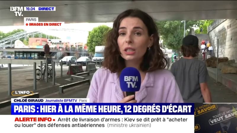 Canicule: la chaleur recule lentement à Paris thumbnail
