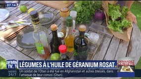 Demandez la recette: les légumes à l'huile de Géranium Rosat