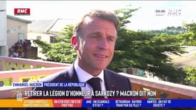 Macron ne veut pas retirer la légion d'honneur de Sarkozy