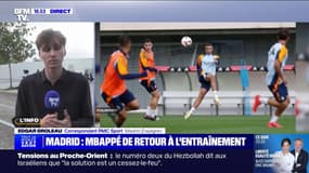 Kylian Mbappé a participé à l'entraînement du Real Madrid, le club se range derrière son joueur
