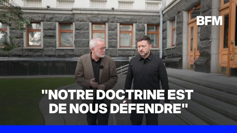 DOCUMENT BFMTV. Volodymyr Zelensky affirme que l'Ukraine a l'une des armées les "plus fortes"