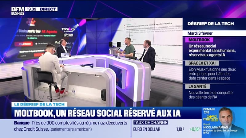 Moltbook, un réseau social réservé aux IA - 03/02