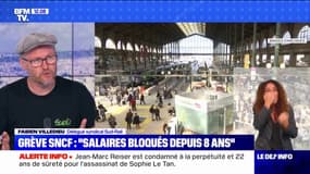 Grève SNCF: ce délégué syndical Sud-Rail dénonce des salaires "bloqués depuis 8 ans"