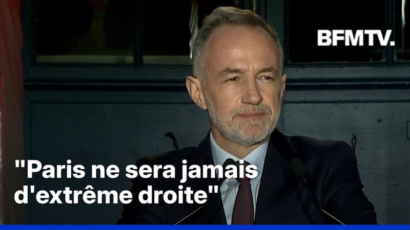 "Paris ne sera jamais d'extrême droite", affirme Emmanuel Grégoire, en tête du second tour dans la capitale