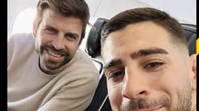 Gerard Piqué et Ilia Topuria