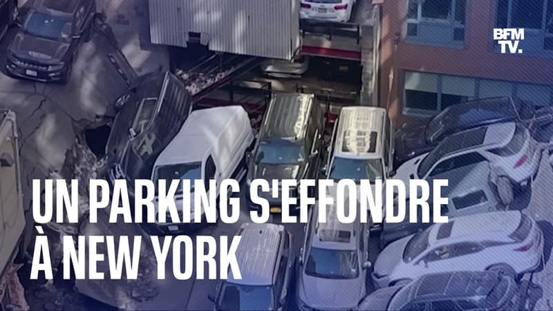 New York: un parking de 4 étages s'effondre dans le quartier du World Trade Center