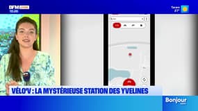 Une mystérieuse station des vélos en libre-service lyonnais Vélo'v en plein cœur des Yvelines