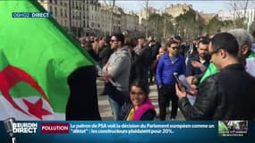 Lors d'une manifestation à Marseille