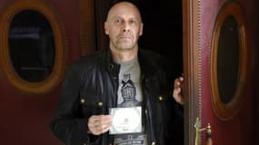 Alain Soral au tribunal à Paris le 12 mai 2015