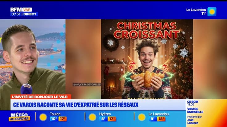 Ce varois raconte sa vie d'expatrié sur les réseaux