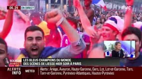 Quand l'équipe de Bourdin Direct chante l'hymne en hommage à Benjamin Pavard