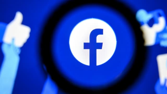 Image d'illustration du logo de Facebook, prise le 18 octobre 2021