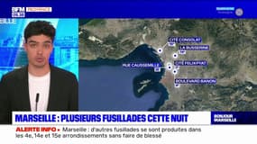 Marseille: quatre blessés dans plusieurs fusillades cette nuit