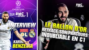 Real Madrid, OL... 30 minutes passionnantes d'entretien avec Benzema sur son parcours doré en C1