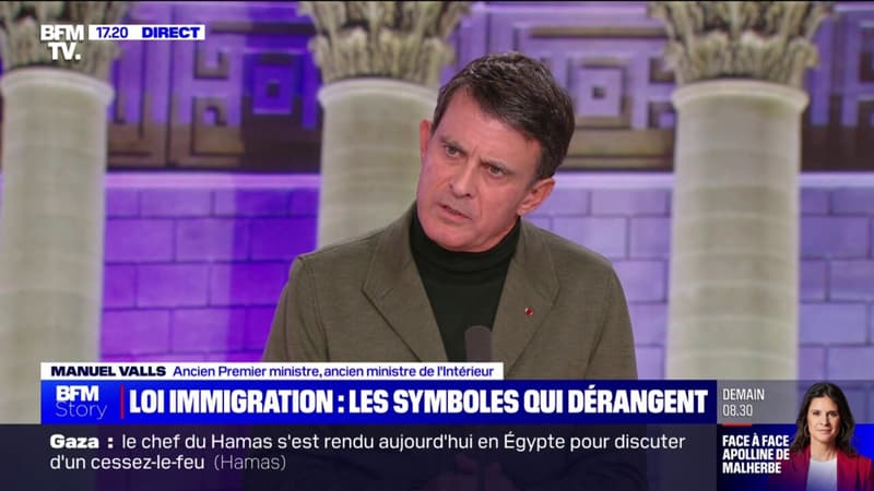 Loi immigration: Manuel Valls affirme qu'il aurait 