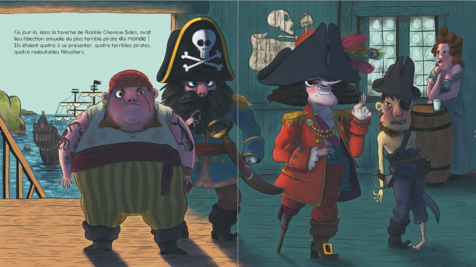 "Le Pirate le plus terrible du Monde" de Richard Petitsigne et Mélanie Allag "Le Pirate le plus terrible du Monde" de Richard Petitsigne et Mélanie Allag