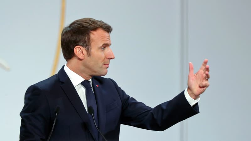 Le président français Emmanuel Macron le 20 novembre 2019