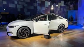 Volkswagen a présenté l'ID.7, sa première berline 100% électrique à Paris ce 17 avril 2023.