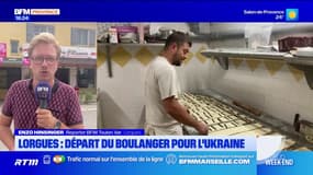 Lorgues: derniers préparatifs pour Loïc, un boulanger partant en Ukraine