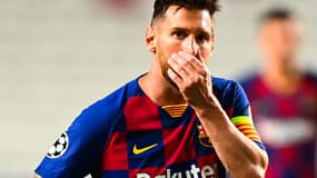 Lionel Messi après Barça-Bayern