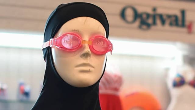 n modèle de burkini sur un mannequin en août 2016 (photo d'illustration)