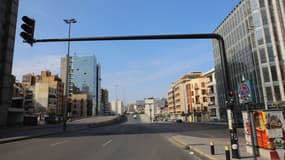La capitale Libanaise déserte après le verrouillage du pays - 14 novembre 2020 -