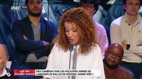Caméras sur les policiers armés de #LBD - "J'ai l'impression que c'est plus une réponse politique que pragmatique !" @fatimaxx #GGRMC 
