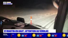 Rhône: les saleuses en action à Saint-Martin-en-Haut