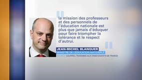 Hommage à Arnaud Beltrame: Jean-Michel Blanquer invite enseignants et élèves à un temps d'échange