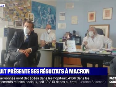 Coronavirus: le professeur Didier Raoult présente les résultats de son étude sur la chloroquine à Emmanuel Macron
