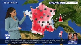 Si les températures sont un peu fraîches ce matin, elles vont bien grimper cet après-midi