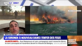 Nicolas Thierry, député EELV-Nupes de Gironde, demande "une base de Canadairs permanente" dans le département