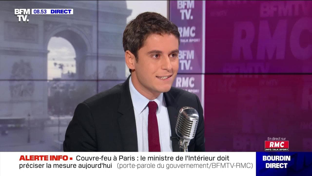 Gabriel Attal face à Jean-Jacques Bourdin en direct - 03/11