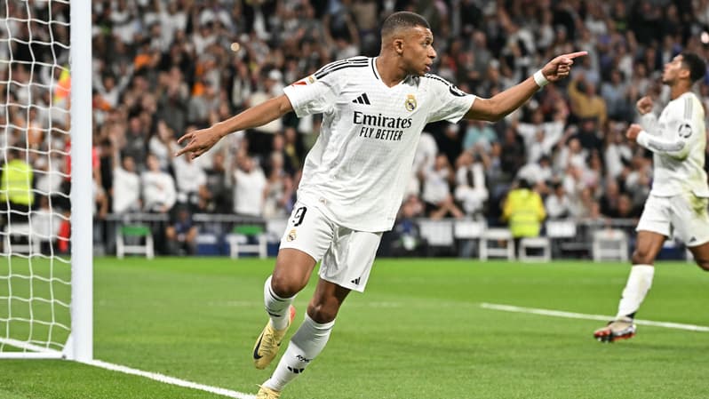 Kylian Mbappé face à Alavés en septembre 2024.