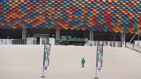 L'entrée du stade Olembé, théâtre d'un drame humain pendant la CAN