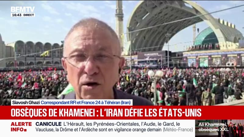 Iran: la foule se rassemble pour les funérailles d'Ali Khamenei